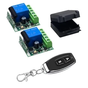 433Mhz Universal Wireless Remote Control Switch DC 12V 1CH Relay Receiver - Picture 1 of 7