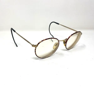 GAFAS GIORGIO ARMANI ITALIA TORTUGA HORMIGA ORO REDONDO 49-22-165 CABLE TEMPLE 160L - Imagen 1 de 9