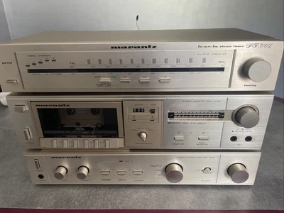 Lot  3 Pièces Amplificateur MARANTZ PM 25 & Tuner ST 310  L Platine K7 SD 25 - Photo 1/4