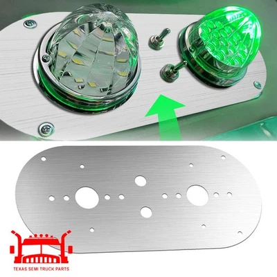 For Peterbilt 359/379/389 Truck Interior Above Door Dome Light Watermelon Plate Foto 1 de 4