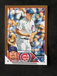Actualización Topps Gold Parallel 2023/2023 Mark Leiter Jr. Cubs US13 - Imagen 1 de 2