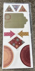 JUMBO GRAN LONGITUD 4x12" MEMORIAS CREATIVAS Hoja Adhesiva DISEÑOS TERRENALES II * - Imagen 1 de 2