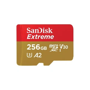 Carte MicroSD 256 Go SanDisk Extreme microSDXC UHS-I V30 A2 Classe 10 160 Mo/s - Foto 1 di 2