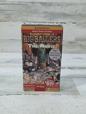 Big Ballers The Movie VHS 1998 RARE HTF - The Source Hip Hop 90’s Rap RENTAL - Image 1 of 4