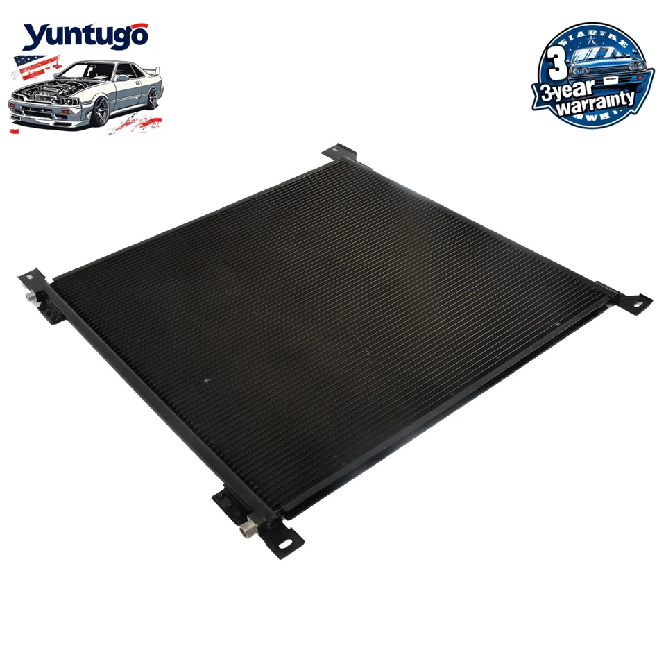 A/C Air Conditioning Condenser w/ Bracket For Peterbilt 330 357 378 379 385 386 Foto 1 de 4