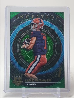 LUKE ALTMYER 2022 BOWMAN INCEPTION UNIVERSITY 1ST GREEN FOIL /299 Q4324 - Image 1 of 2