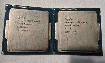 Intel Core i5-4670 SR14D 3.40GHz Processor, Grade A Prefect Working, or Gold Rec - Image 1 of 2