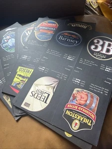 Bin 168 X Beer Pump Labels 6 X 4” Approx Double Sided - Picture 1 of 21
