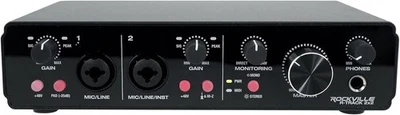Rockville R-TRACK 2x2 USB Computer Recording Interface 24 Bit 192Khz 2 Mic-Pres - Image 1 of 4