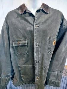 Vintage 4XL Carhartt Men's Canvas Barn Coat Jacket Big Guy USA Made Fast Ship - Picture 1 of 9