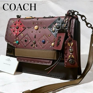Coach 25836 Swagger Crossbody/ Shoulder Bag colorblock Used Very Good Condition - Picture 1 of 13