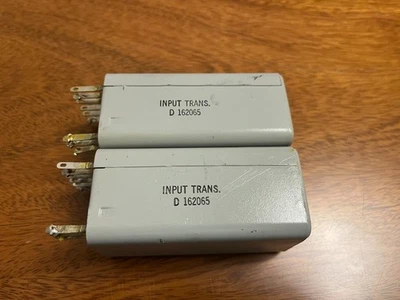 Pair Vintage Western Electric D-162065 MC SUT Step Up PHONO INPUT transformers - Image 1 of 4
