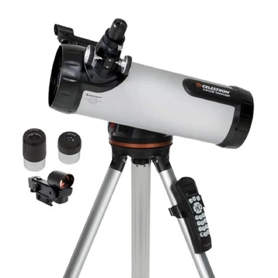 - 114LCM Computerized Newtonian Telescope - Telescopes for Beginners - 2 Eyep... - Image 1 of 4