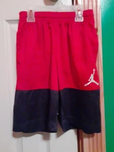 Red And Black Air Jordan Boys Shorts. Size 8-10. - Picture 1 of 3