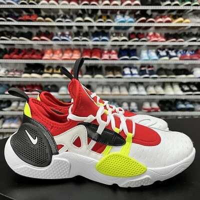 Nike Huarache Edge Txt Juvenil Blanco Rojo Amarillo Neón AQ2431-100 Talla 6Y Foto 1 de 4