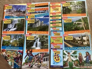 Highlights Which Way USA? Puzzle Books + Maps, Lot Of 11, Southeast States - Picture 1 of 1