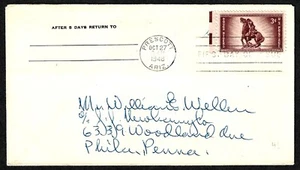 USA, SCOTT # 973, WITH ADDRESS FDC COVER 1948 ROUGH RIDERS - Picture 1 of 1