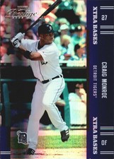 2005 (TIGERS) Playoff Prestige Xtra Bases Purple #133 Craig Monroe /100