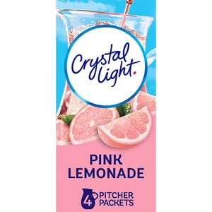 Crystal Light Sugar-Free Pink Lemonade Naturally Flavored Powdered Drink Mix 4 C - Picture 1 of 10