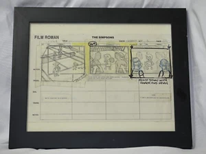 Simpsons Storyboard Film Roman mit Venus Williams - Bild 1 von 7