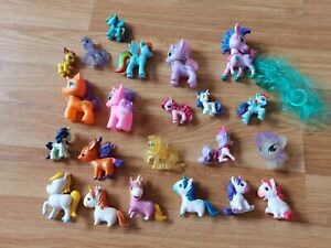 22x My Little Pony + Unicorn mini figure bundle, squishie, sparkly
