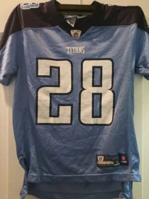 Camiseta Oficial Reebok NFL On Field Tennessee Titans Juvenil Mediana Chris Johnson  Foto 1 de 4