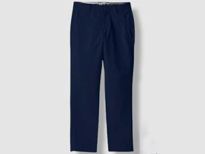 $65 Under Armour Kids Boy Blue Stretch Loose Fit Moisture-Wicking Chino Pants 10 - Picture 1 of 2