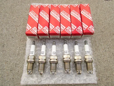 FITS: 00 - 04 TOYOTA TUNDRA 3.4L V6 SPARK PLUG QTY 6 OEM BRAND NEW - Image 1 of 4