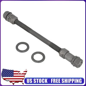 1 Pcs 9.5mm Wheel Hub Axle Rear Axle Solid Shaft Black for MTB Road Bicycle - Picture 1 of 6