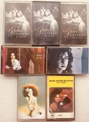 Gloria Estefan - Seven Original Cassettes Colombia 7 Pcs VG+ - Image 1 of 4