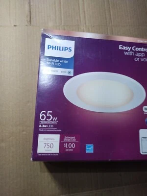 5 in. / 6 in. LED Tunable White 65W Equivalent Dimmable Smart Wi-Fi Wiz Recessed - Image 1 of 4