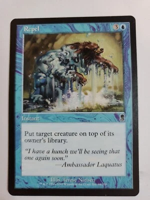 MTG Magic The Gathering Card Repel Instant Blue Odyssey 2001 - Image 1 of 2