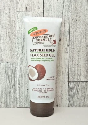 Aceite de coco Natural Hold gel de semillas de lino de Palmers para unisex - 7 oz. /200ml Foto 1 de 4