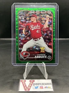 2024 Topps Series One - ANDREW ABBOTT ROOKIE GREEN FOIL /499 #214 - Foto 1 di 3