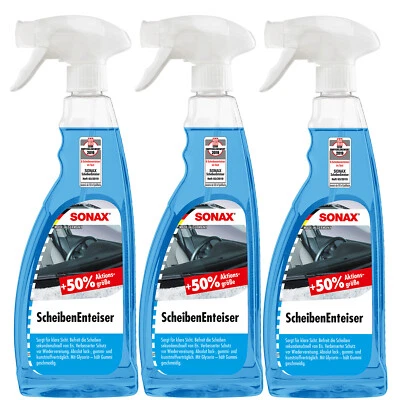 3 uds SONAX Descongelador de discos Descongelador Spray Descongelador 750 ml - Imagen 1 de 2