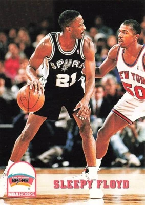 1993 Hoops #404 Sleepy Floyd San Antonio Spurs - Image 1 of 2