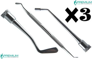 3 Pcs Woodson Plastic Filling Plugger # 2 Dental Composite Instruments - Picture 1 of 4