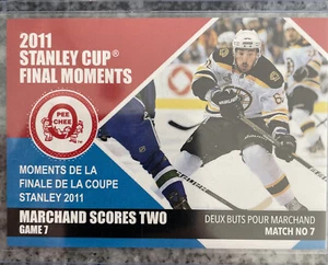 20/21 O-Pee-Chee OPC 2011 Stanley Cup Final Moments SSP Brad Marchand BOS Bruins - Bild 1 von 2