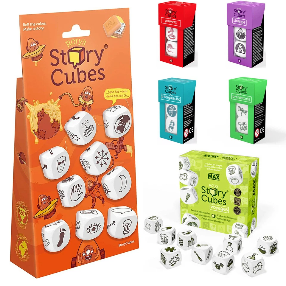 Rory's Story Cubes Family Story Telling Game Dice | Choose Your Set or Expansion - Image 1 of 1
