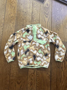 Patagonia Kids Lightweight Synchilla Snap-T Pullover Small Current XS (5-6) NWT - Picture 1 of 7