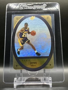 Tarjeta holográfica de jugador de baloncesto Eddie Jones NBA Los Angeles Lakers cubierta superior 1996 d - Imagen 1 de 9