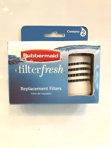 NEW RUBBERMAID Filter Fresh Bottle Replacement Filters 2pk - Picture 1 of 3