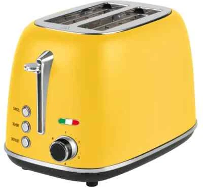 Vintage Electric 2 Slice Toaster Stainless Steel (YELLOW) - image 1 of 4