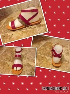 Coach Gr. 7,5,9,5 US Knöchelverschluss flache Sandalettenschuhe, neu - Bild 1 von 1