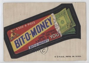 1974 Topps Wacky Packages Series 6 Bit-O-Money 7ut