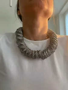 COS Statement Necklace - Silver Tone - 48cm - Picture 1 of 4