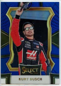 2017 Panini Select Racing NASCAR BLUE Parallel #17 Kurt Busch #105/199