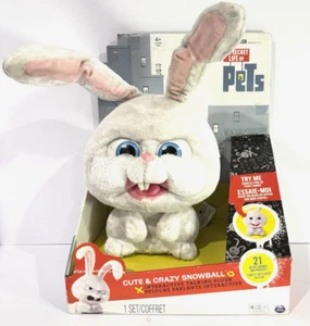 The Secret Life of Pets Cute & Crazy Snowball Interactive Talking Plush NIB - Picture 1 of 8