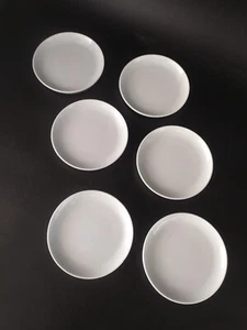 6x Essschalen aus weißem Porzellan für Gastronomie und Haushalt - Bild 1 von 5