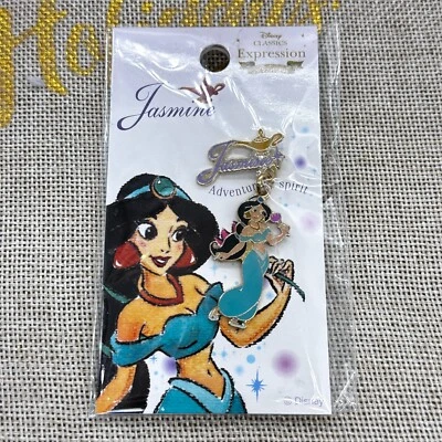 Disney JAPÓN Prendedor Expresión Clásicos Princesa Colgado Jazmín Aladdin Foto 1 de 3